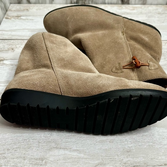 Ciao Women’s Sz 9 Suede Pull On Booties Shoes Boho Cozy Fall Winter Stanna Boots - Picture 11 of 15